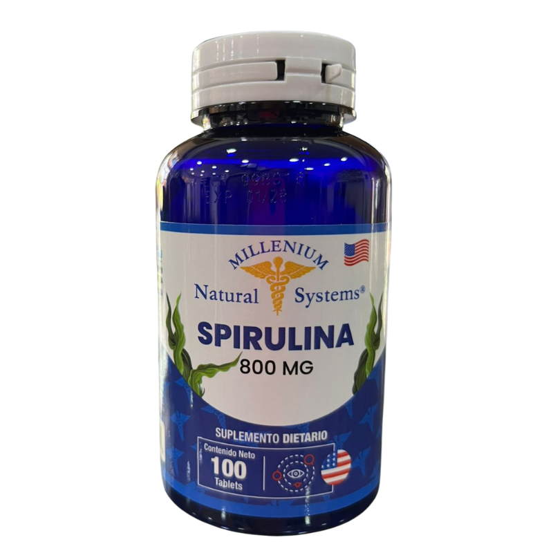 Spirulina (Espirulina) 800 Mg 100 Tab Natural Systems