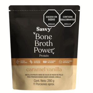 Bone Broth Power vanilla caramel mini 280 gr Savvy