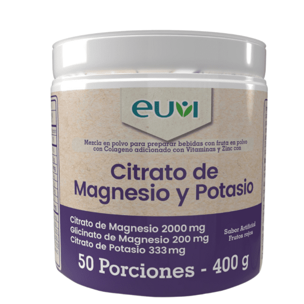 Citrato de Magnesio y Potasio de Euvi